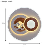 Sleek Acrylic Led Flush Mount Ceiling Light For Corridors Contemporary White Design