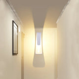 Sleek Aluminum Led Wall Sconce For Cozy Living Rooms - Warm/White Light White / Warm
