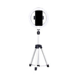 Sleek Black Led Vanity Lamp With Phone Holder