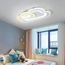 Sleek Cloud Ceiling Light: Acrylic White Led Mount For Baby Room / A Third Gear