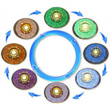 Sleek Crystal Flush Mount Ceiling Light With Led Flower Design For Entryway Clear / 3W 7 Color