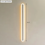 Sleek Elliptical Acrylic Wall Sconce With Led Lighting For Aisle