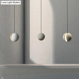 Sleek Grey Cement Hanging Pendant Light: Vintage 1-Light Ceiling Lamp For Living Room