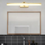 Sleek Led Vanity Lighting With Yellow Acrylic Shade - Wall Mounted Bathroom Lamp 9.5/16 W / 21.5
