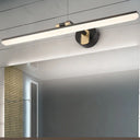 Sleek Led Vanity Wall Light In Black/Gold For Modern Bathrooms Black