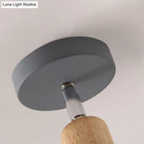 Sleek Metal Diamond Semi - Flush Mount Light – Gray/White/Green Macaron Design 1 Ceiling Fixture