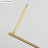 Sleek Metal Island Pendant - Elegant Glass Ceiling Light For Dining Table