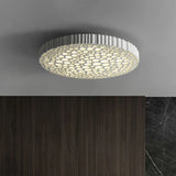 Sleek Metal Led Ceiling Flushmount Lighting For Bedrooms