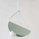 Sleek Metal Pendant Ceiling Light- Simplicity & Style In Living Room Lighting Green