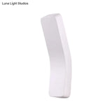 Sleek Metallic Bend Wall Mounted Led Lamp For Corridor With Warm/White Lighting