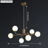Sleek Modos Chandelier: Simplicity White Glass Ceiling Light With Brass Finish For Living Room