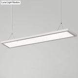 Sleek Panel Pendant Light Kit | Acrylic White Led Suspension Lamp – Simplicity At Its Finest