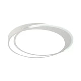 Sleek Round Ceiling Mount Light - Acrylic Flush Perfect For Adult Bedroom White / 16’