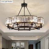 Sleek Tri-Prism Crystal Pendant Light for Your Living Room