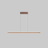 Sleek Triangle Island Light: Aluminum Led Hanging Lamp For Restaurants Coffee / 35.5 Natural
