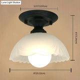 Sleek White Simplicity Ceiling Lamp With Frosted Glass Shade For Bedroom Lighting