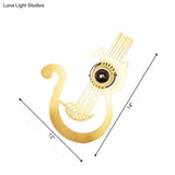 Sleek Wood Wall Sconce Light: Modern And Lovely Single Light For Corridor Nursing Room