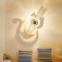 Sleek Wood Wall Sconce Light: Modern And Lovely Single Light For Corridor Nursing Room Brown /