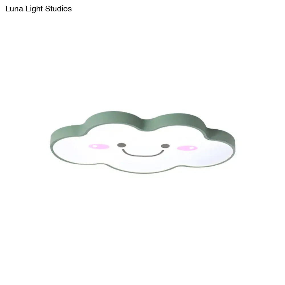 Smiling Cloud Ceiling Light - Children’s Nordic Style Acrylic Fixture