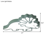 Spinosaurus Led Ceiling Light: Modern Acrylic Lamp For Child’s Bedroom