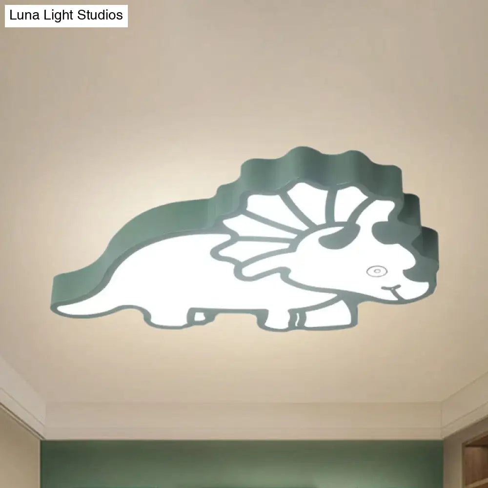 Spinosaurus Led Ceiling Light: Modern Acrylic Lamp For Child’s Bedroom