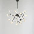 Sputnik Firefly Led Suspension Light - Acrylic Bedroom Chandelier Lighting 27 / Black