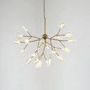 Sputnik Firefly Led Suspension Light - Acrylic Bedroom Chandelier Lighting 27 / Gold