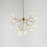 Sputnik Firefly Led Suspension Light - Acrylic Bedroom Chandelier Lighting 27 / Gold