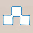 Square Acrylic Flush Mount Ceiling Light For Kindergarten And Nursing Room With Modern Style Blue