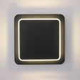 Square Acrylic Led Wall Light For Modern Stair And Dining Room Black