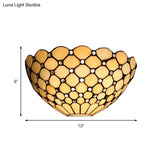 Stained Glass Tiffany Wall Sconce Light: Perfect For Living Room Décor