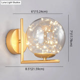 Star Light Wall Sconce: 1-Head Ambient Lighting For Bedroom