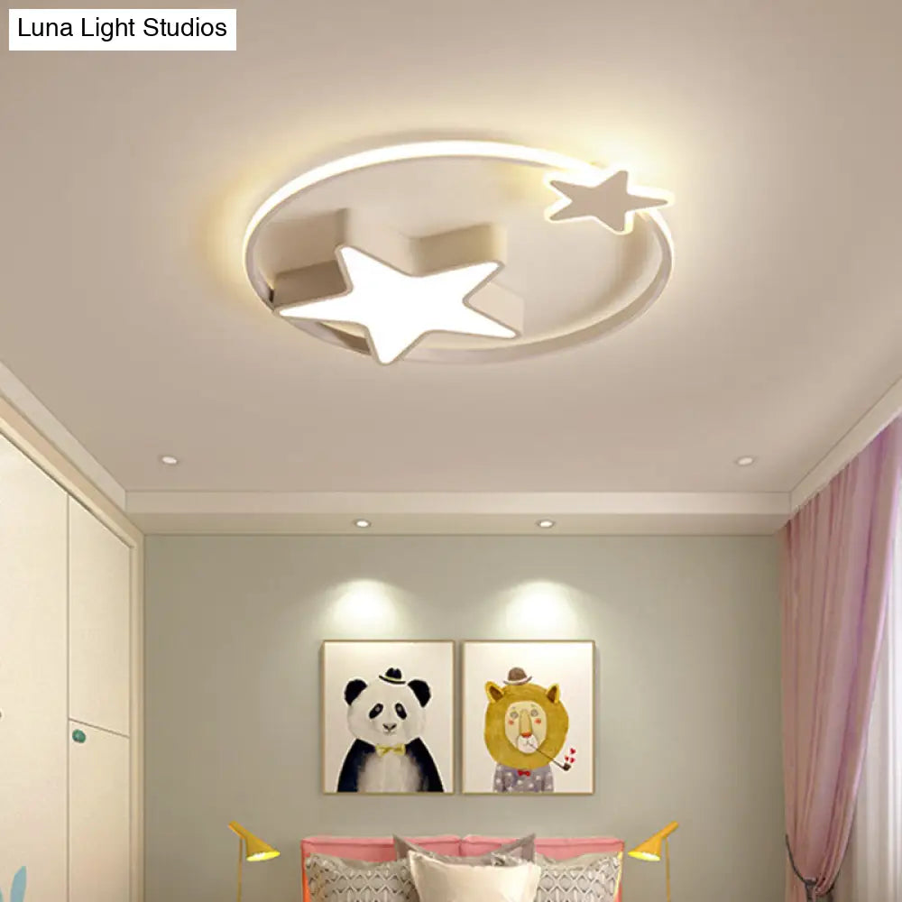 Star - Shaped Kids Led Ceiling Light For Bedroom