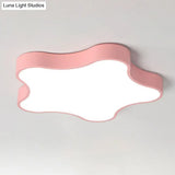 Star Shaped Led Flush Mount Ceiling Light - Metallic Minimalist Bedroom Lighting