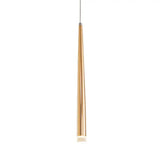 Starletts - Led Cone Pendant Light Gold Golden With Acrylic / Length 30Cm Warm White 3000K