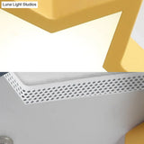 Stylish Acrylic Starry Flush Ceiling Light For Kid’s Bedroom - Nordic Style With Colorful Led