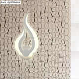 Stylish Fire-Shaped Led Wall Sconce For Kitchen And Dining Room