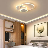 Stylish Flaky Triangle Ceiling Light: Modern Acrylic Led Flush Mount Lamp (16/18 W) In White/Coffee