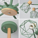 Stylish Macaron Ceiling Pendant: Metal Hanging Light For Nurseries