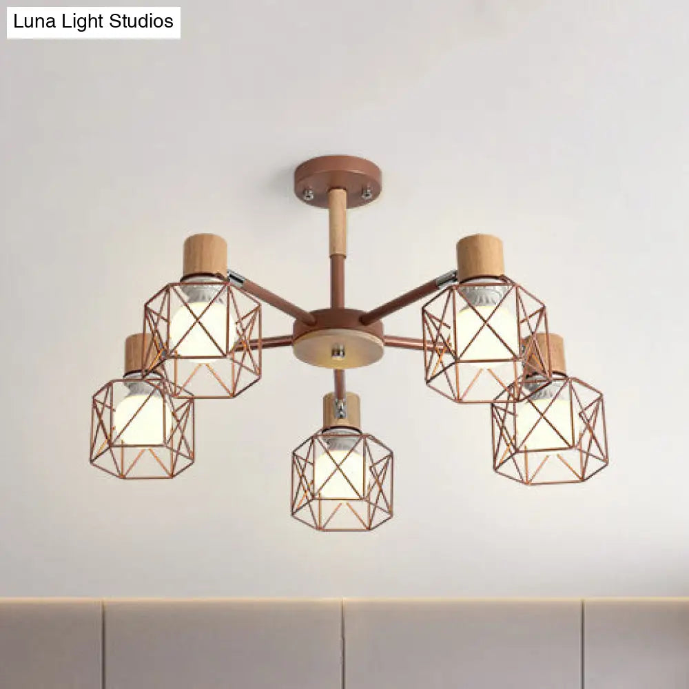 Stylish Macaron Ceiling Pendant: Metal Hanging Light For Nurseries