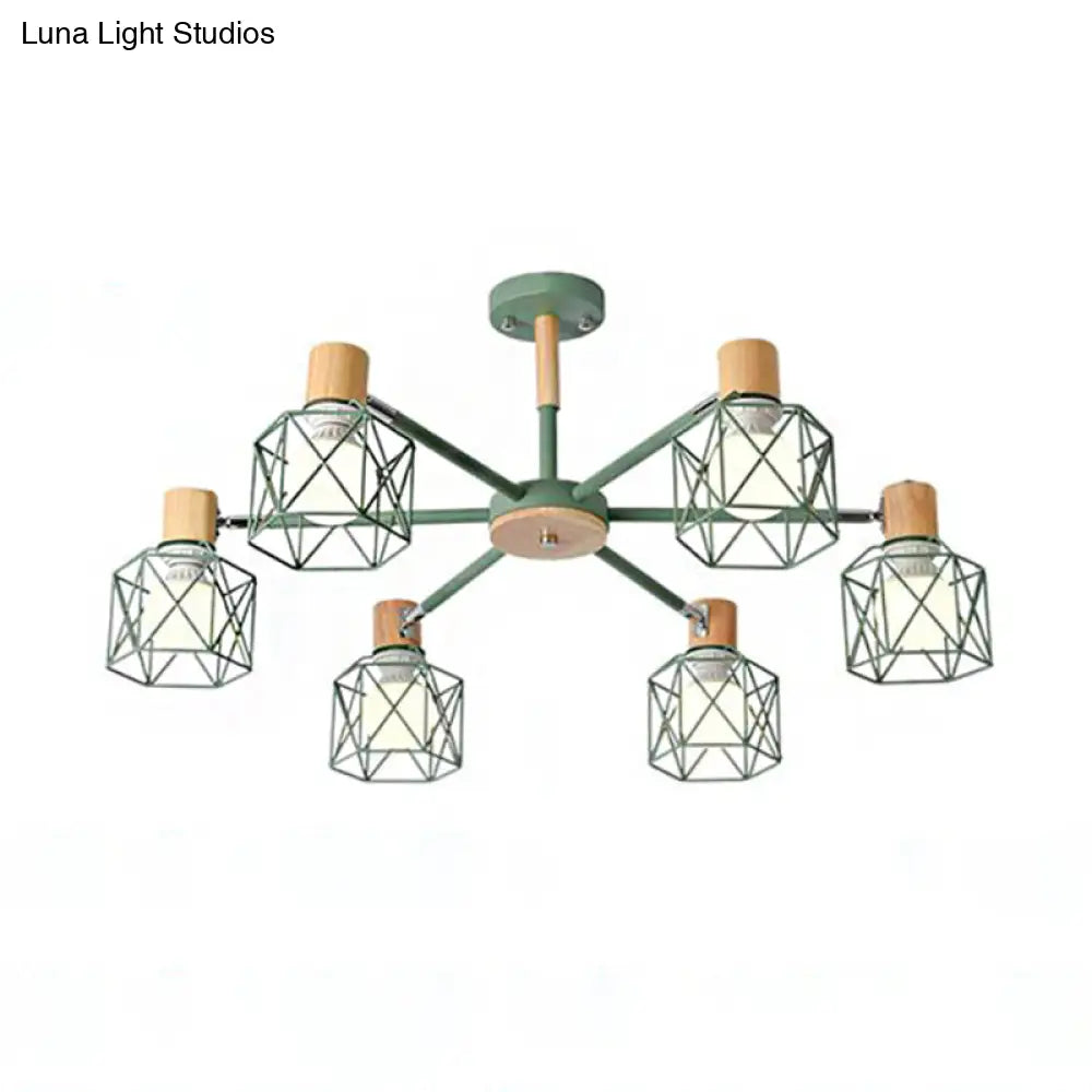 Stylish Macaron Ceiling Pendant: Metal Hanging Light For Nurseries