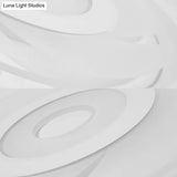 Super Thin Acrylic Windmill Flush Lamp - Modern Style Led Ceiling Mount Light (White/Warm/Inner
