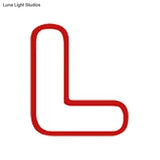 Sweet Letter Led Ceiling Light: Candy-Colored Acrylic Flush Fixture For Girls Red / 12 Warm