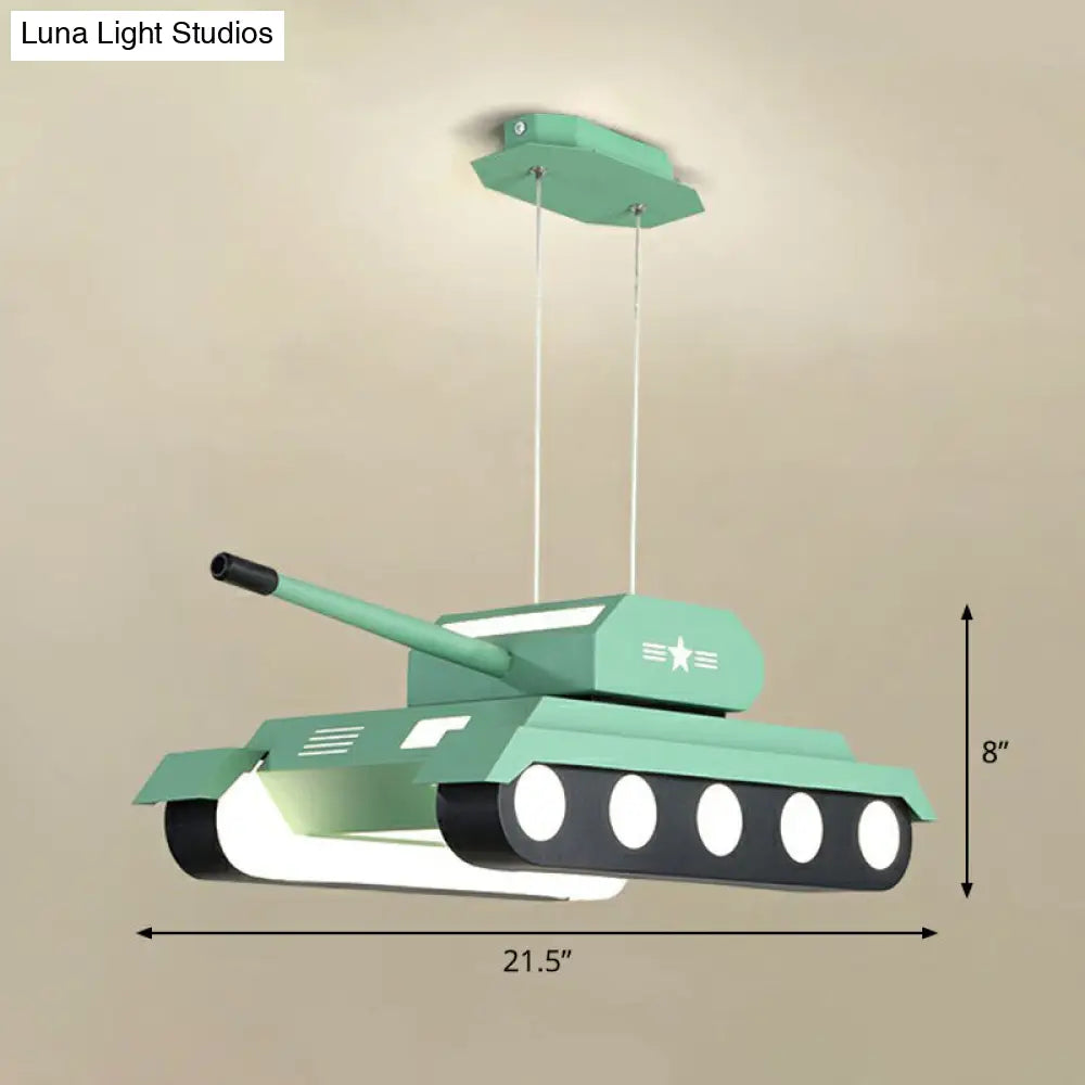 Tank Led Suspension Nursery Chandelier Modern Acrylic Lighting Fixture