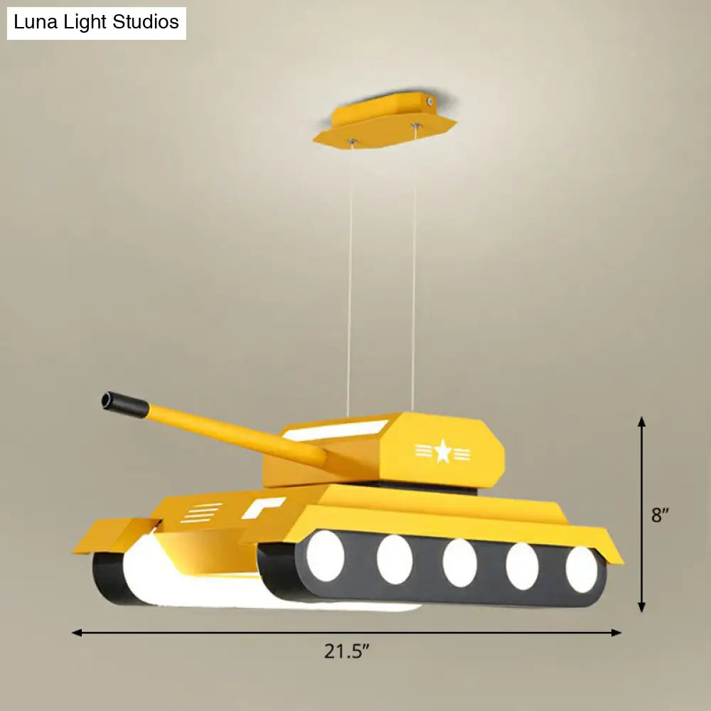 Tank Led Suspension Nursery Chandelier Modern Acrylic Lighting Fixture