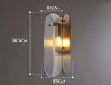 The Living Room Background Copper Wall Lamp Lamps