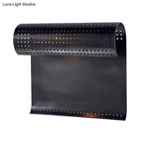 Traditional Bedside Wall Sconce: Black/Gold Metal Shade Mounted Lighting