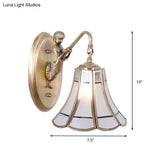 Traditional Brass Trumpet Sconce With Mermaid Design - Wall Mounted Lighting