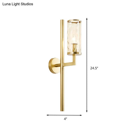 Traditional Dimpled Blown Glass Gold Sconce - Wall Mounted Lighting (1/2 Heads)