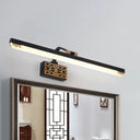 Traditional Metal Linear Led Vanity Light Fixture In White/Warm/Natural Multiple Sizes Available